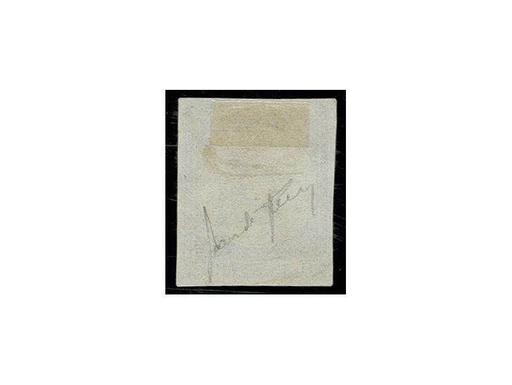 1857, 60 c. indigo, Sperati forgery, without gum, fine, signed in pencil
