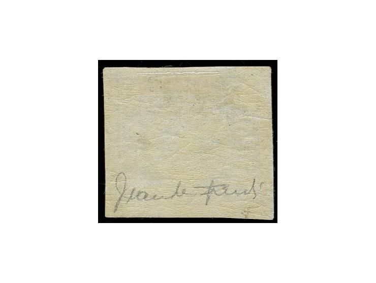 180 c. green, unused, Sperati forgery, fine, signed in pencil