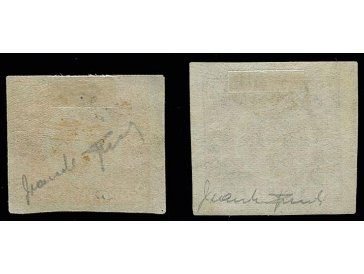240 c. red and red-brown, unused, Sperati forgeries, fine, signed in pencil