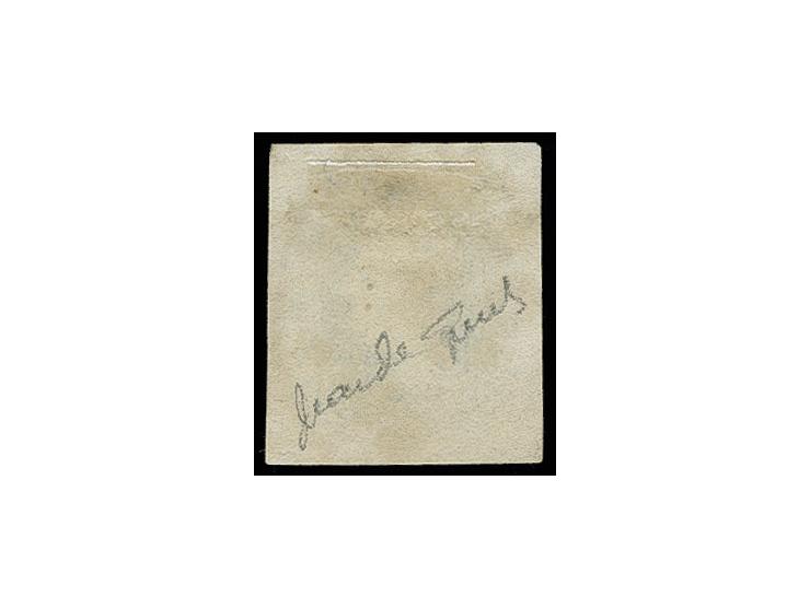 1863, 10 c. blue, used, Sperati forgery, type A, fine, signed in pencil
