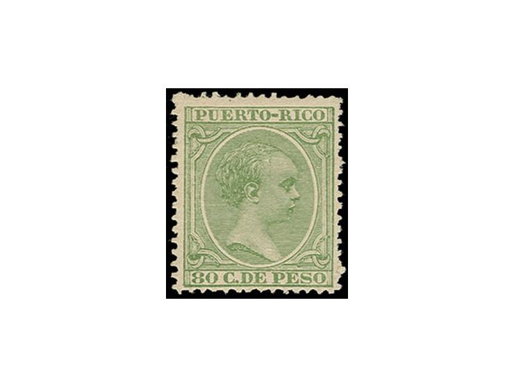 1890, 80 c. yellow-green, unused with original gum, Sperati forgery, fine, signed in pencil