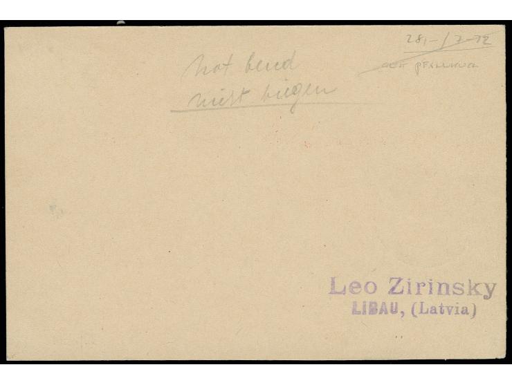 50. Fahrt im Bodensee-Gebiet, Karte mit Bordpoststempel vom 9.11. und vorderseitigem Ankunftsstempel "ST. GALLEN 15.XI.29" mi