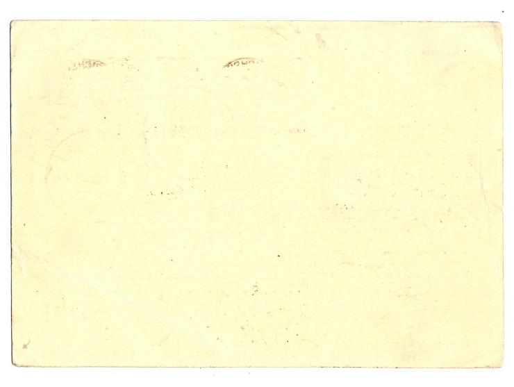 SAAR: 1929, 1. Amerikafahrt, Karte (leichte Bugspur) mit Verzögerungsstempel und u.a. Madonna 10 Fr., adressiert nach Deutsch