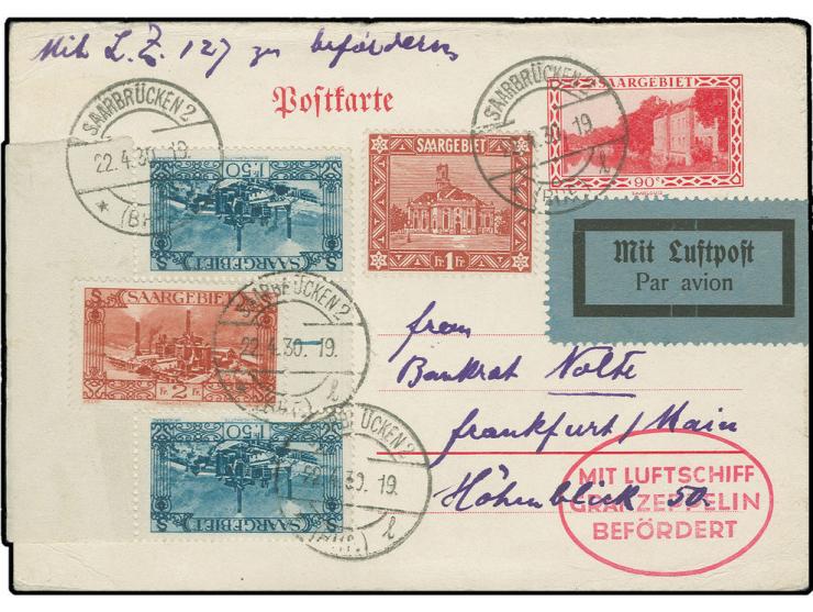 Bonnfahrt, Karte mit leichten Knitterspuren