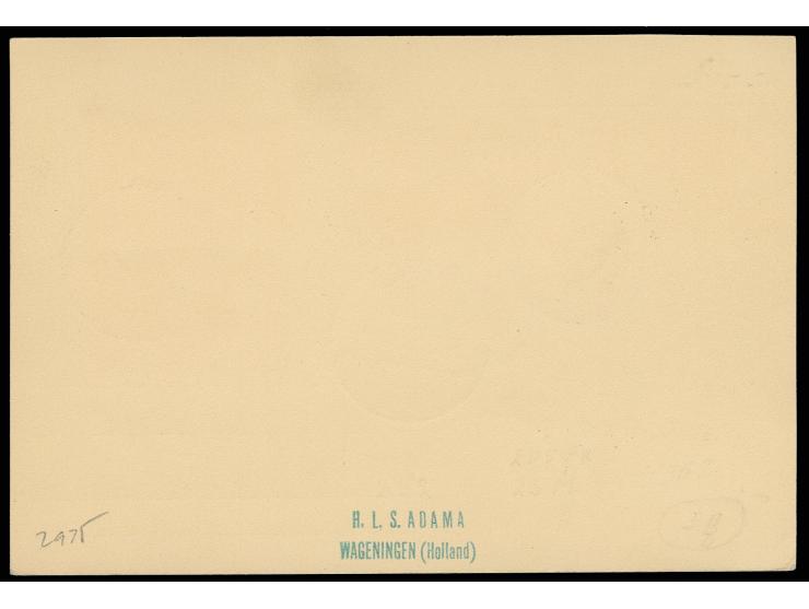 Schweizfahrt, Karte Abwurf Bern, alle Stempel vorderseitig, Kabinett