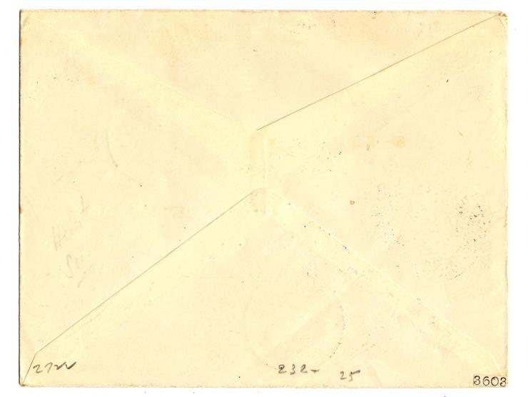 7. Südamerikafahrt, Drucksache mit u.a. Madonna 10 Fr. nach Pernambuco, alle Stempel vorderseitig, Pracht