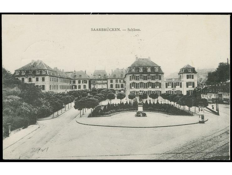 8. Südamerikafahrt, Karte mit u.a. Madonna 10 Fr. nach Pernambuco, Kabinett