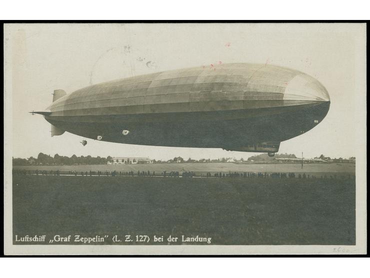 SCHWEIZ: 1930, Vorarlbergfahrt, Fotokarte mit Flugpost 65 und 75 C., Abwurf Bregenz mit Ankunftsstempel, alle Stempel vorders