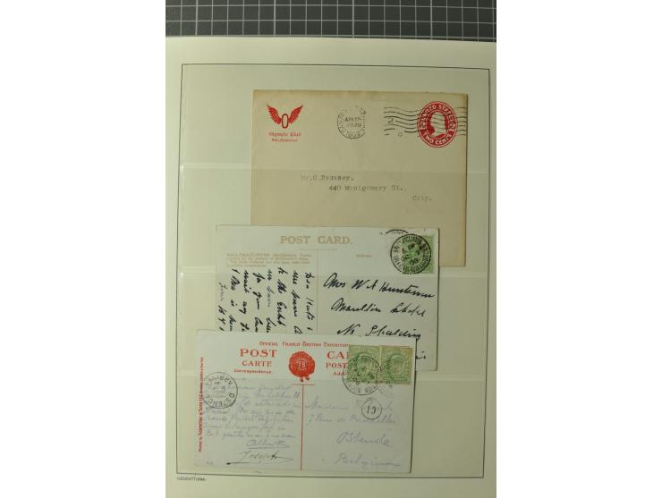 1908, LONDON: 10 ungebrauchte und gebrauchte Ausstellungs-Ansichtskarten, dabei farbige AK "INTERNATIONAL HORSE SHOW" und 2 K