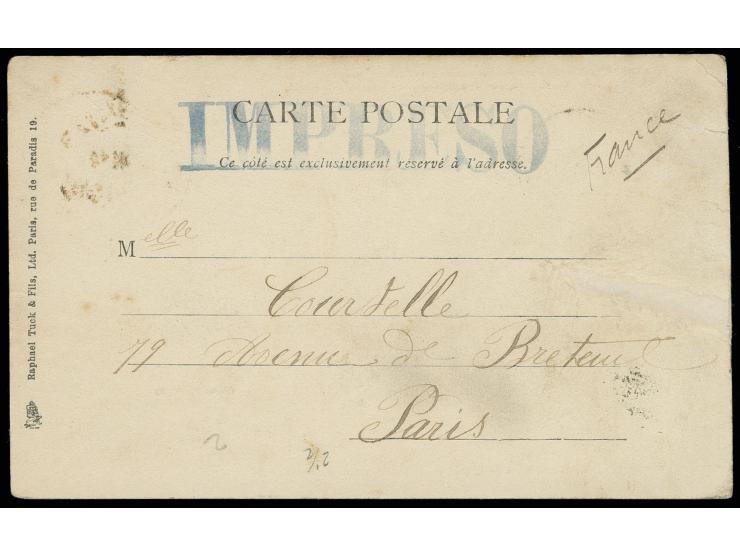ANTARKTIS: 1904, Polarexpedition Jean-Baptiste Charcot, Ansichtskarte der Expedition mit Abbildung seines Schiffes "Francais"