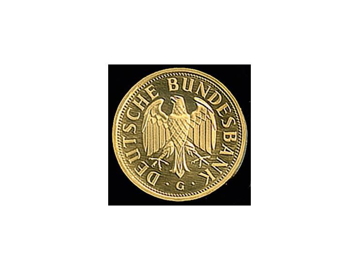 BUND: 2001, 1 DM Gold, ss/vs
