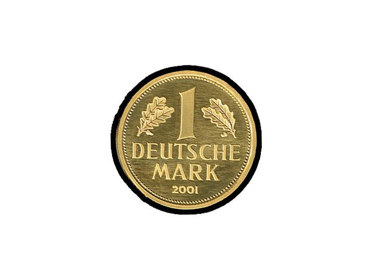 2001, 1 DM Gold, ss/vs