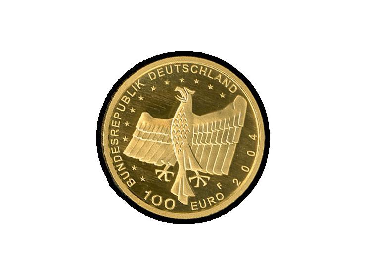 2004, 100 Euro Gold, UNESCO Weltkulturerbe Stadt Bamberg, ss/vs