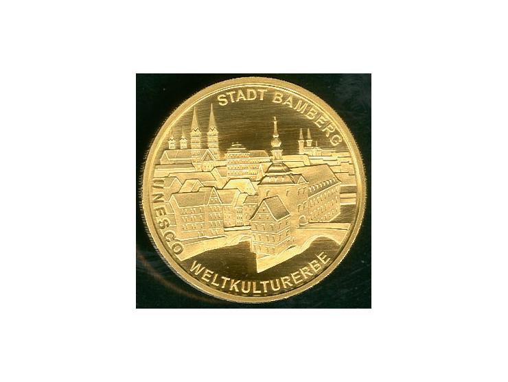 2004, 100 Euro Gold, UNESCO Weltkulturerbe Stadt Bamberg, ss/vs