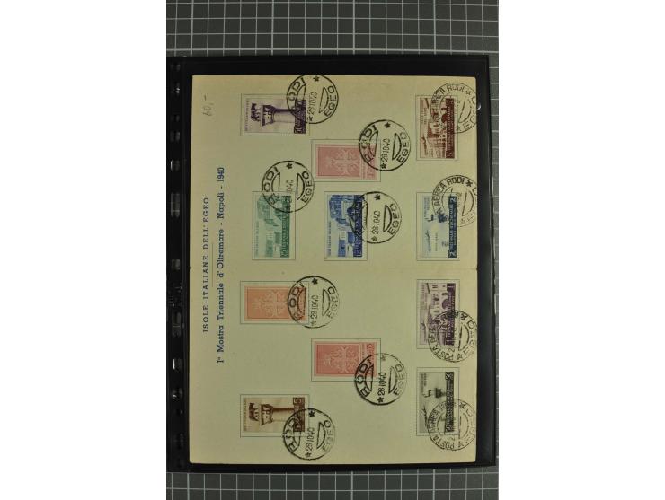 1912/45, interessante Partie Briefe, Karten und Ganzsachen, dabei Reco, Zensur, Luftpost etc.