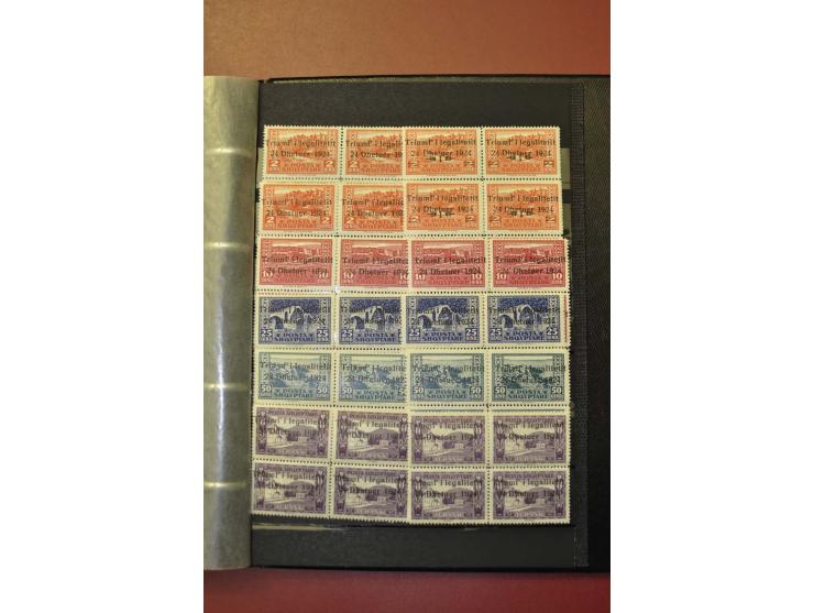 1913/40 (ca.), ungebrauchte und gestempelte Sammlung mit vielen besseren Werten, dabei u.a. Mi.-Nr. 2A und B auf Brief bzw. B