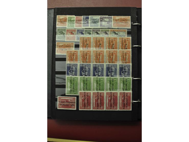 1913/40 (ca.), ungebrauchte und gestempelte Sammlung mit vielen besseren Werten, dabei u.a. Mi.-Nr. 2A und B auf Brief bzw. B