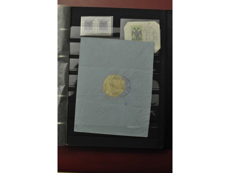 1913/40 (ca.), ungebrauchte und gestempelte Sammlung mit vielen besseren Werten, dabei u.a. Mi.-Nr. 2A und B auf Brief bzw. B