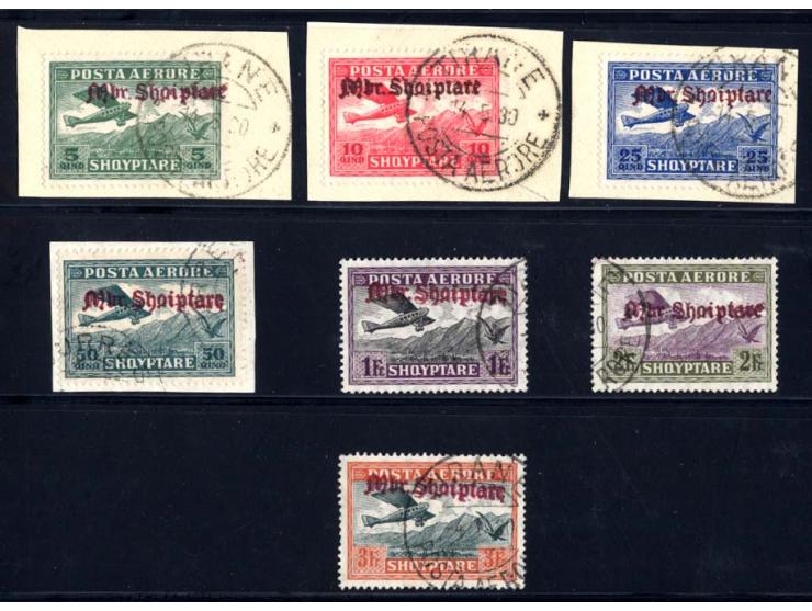 1925/31, saubere gestempelte Sammlung der Flugpostausgaben, dabei u.a. Mi.-Nr. 162-68 und 210-16