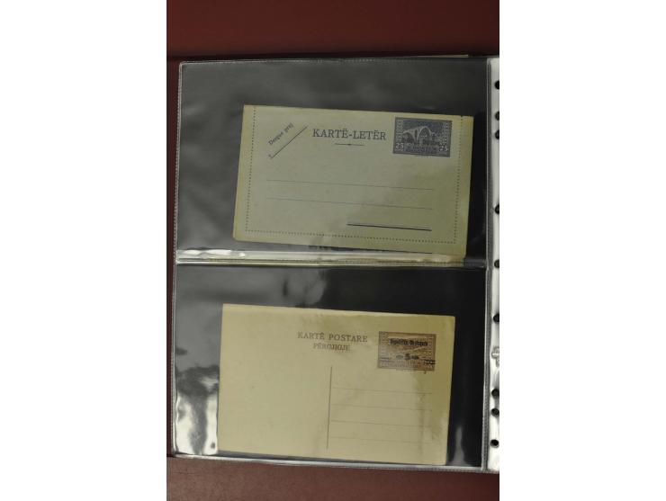 1913/65 (ca.), interessanter und reichhaltiger Posten Briefe, Karten, Ganzsachen und Vorderseiten, dabei Reco, Zensur, Luftpo