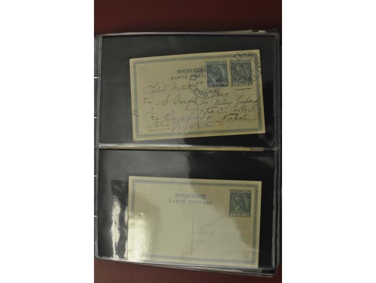 1913/65 (ca.), interessanter und reichhaltiger Posten Briefe, Karten, Ganzsachen und Vorderseiten, dabei Reco, Zensur, Luftpo