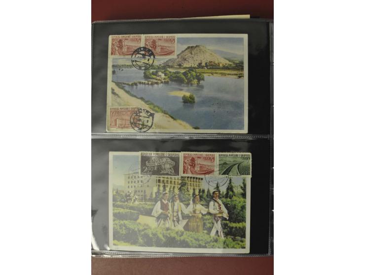 1913/65 (ca.), interessanter und reichhaltiger Posten Briefe, Karten, Ganzsachen und Vorderseiten, dabei Reco, Zensur, Luftpo