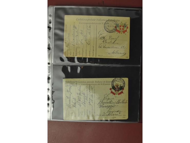 1913/65 (ca.), interessanter und reichhaltiger Posten Briefe, Karten, Ganzsachen und Vorderseiten, dabei Reco, Zensur, Luftpo