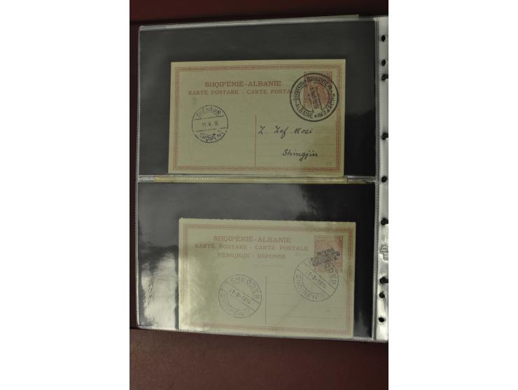 1913/65 (ca.), interessanter und reichhaltiger Posten Briefe, Karten, Ganzsachen und Vorderseiten, dabei Reco, Zensur, Luftpo