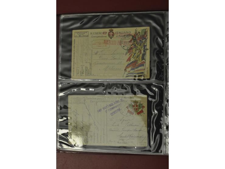 1913/65 (ca.), interessanter und reichhaltiger Posten Briefe, Karten, Ganzsachen und Vorderseiten, dabei Reco, Zensur, Luftpo