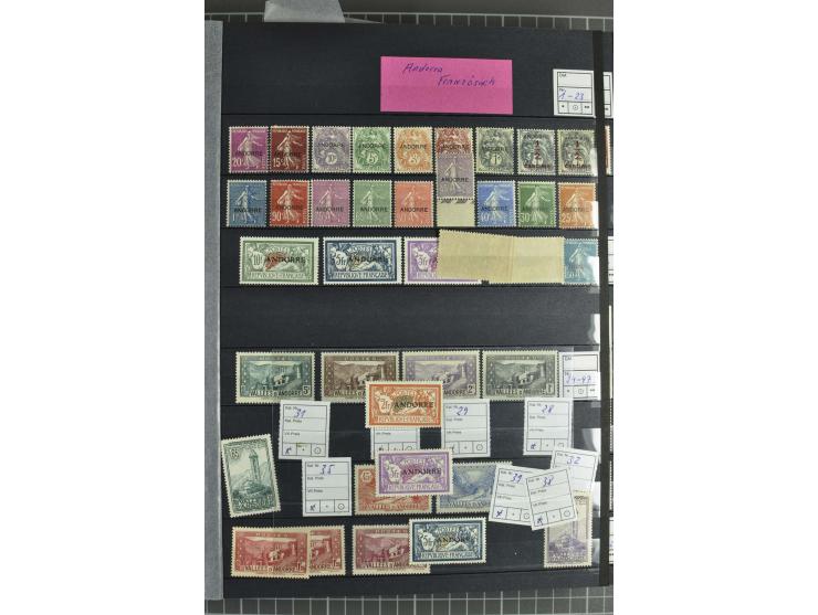 1931/2006, postfrische, ungebrauchte und gestempelte Sammlung mit u.a. Mi.-Nr. 1-23 (2), 56-74, 142-60, Porto und Doubletten