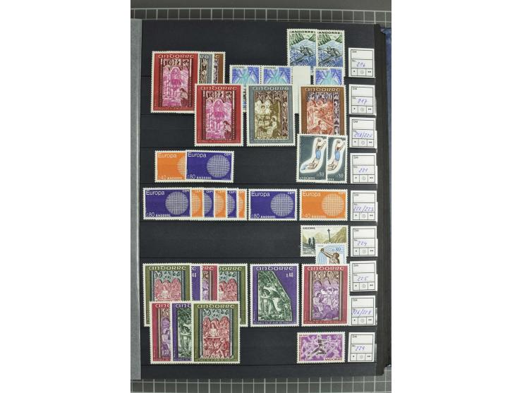 1931/2006, postfrische, ungebrauchte und gestempelte Sammlung mit u.a. Mi.-Nr. 1-23 (2), 56-74, 142-60, Porto und Doubletten