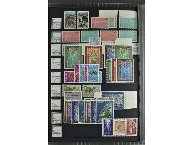 1931/2006, postfrische, ungebrauchte und gestempelte Sammlung mit u.a. Mi.-Nr. 1-23 (2), 56-74, 142-60, Porto und Doubletten