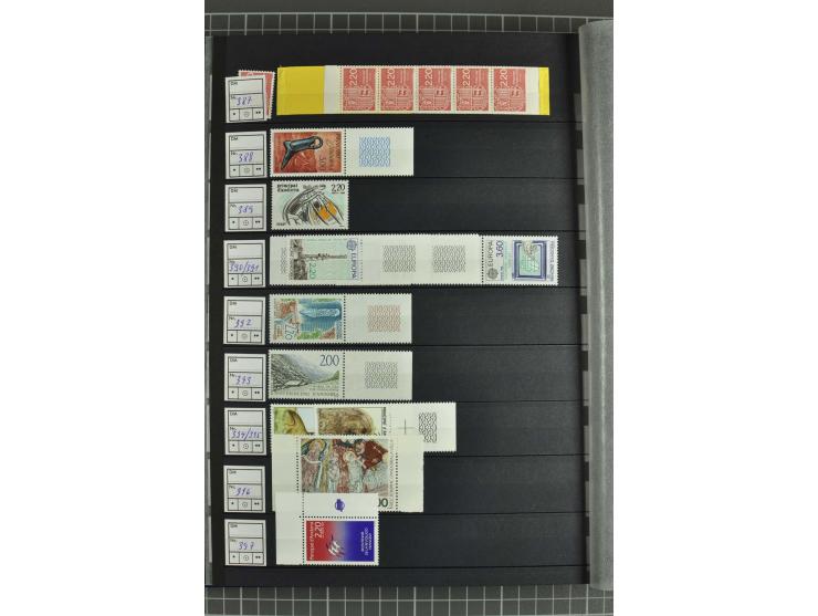 1931/2006, postfrische, ungebrauchte und gestempelte Sammlung mit u.a. Mi.-Nr. 1-23 (2), 56-74, 142-60, Porto und Doubletten