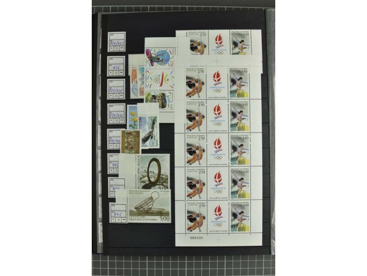 1931/2006, postfrische, ungebrauchte und gestempelte Sammlung mit u.a. Mi.-Nr. 1-23 (2), 56-74, 142-60, Porto und Doubletten