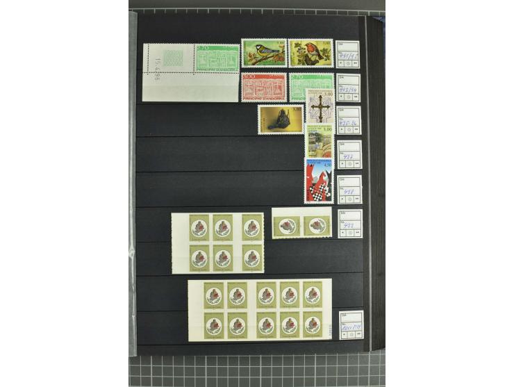 1931/2006, postfrische, ungebrauchte und gestempelte Sammlung mit u.a. Mi.-Nr. 1-23 (2), 56-74, 142-60, Porto und Doubletten