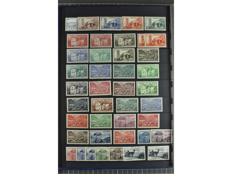 1931/2006, postfrische, ungebrauchte und gestempelte Sammlung mit u.a. Mi.-Nr. 1-23 (2), 56-74, 142-60, Porto und Doubletten