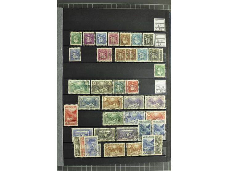 1931/2006, postfrische, ungebrauchte und gestempelte Sammlung mit u.a. Mi.-Nr. 1-23 (2), 56-74, 142-60, Porto und Doubletten