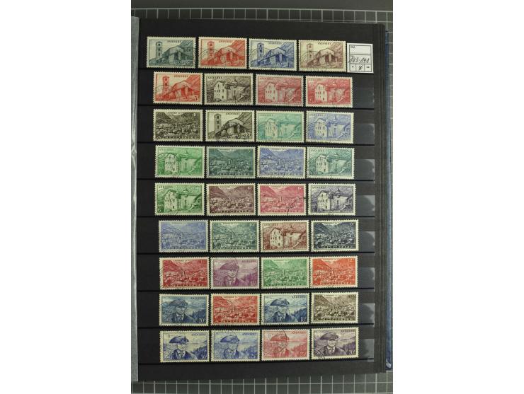 1931/2006, postfrische, ungebrauchte und gestempelte Sammlung mit u.a. Mi.-Nr. 1-23 (2), 56-74, 142-60, Porto und Doubletten