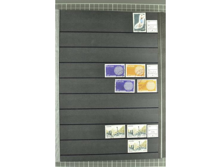 1931/2006, postfrische, ungebrauchte und gestempelte Sammlung mit u.a. Mi.-Nr. 1-23 (2), 56-74, 142-60, Porto und Doubletten