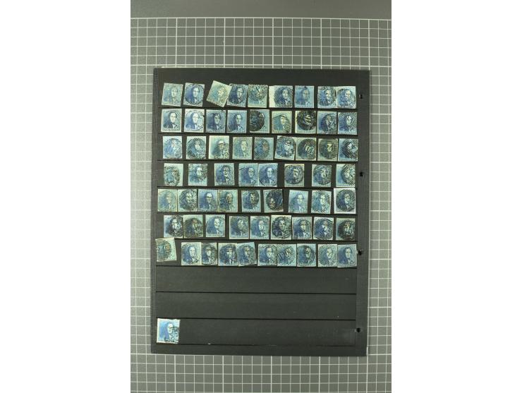 1849/1970, enorm inhaltsreiche Sammlung beginnend mit Mi.-Nr. 1 und 2 mit je über 60 Exemplaren inkl. Paaren und Briefen, des