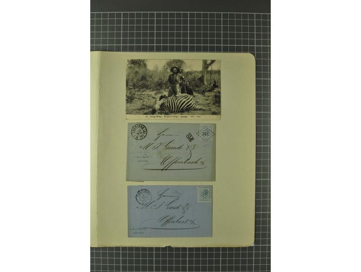 1849/1970, enorm inhaltsreiche Sammlung beginnend mit Mi.-Nr. 1 und 2 mit je über 60 Exemplaren inkl. Paaren und Briefen, des