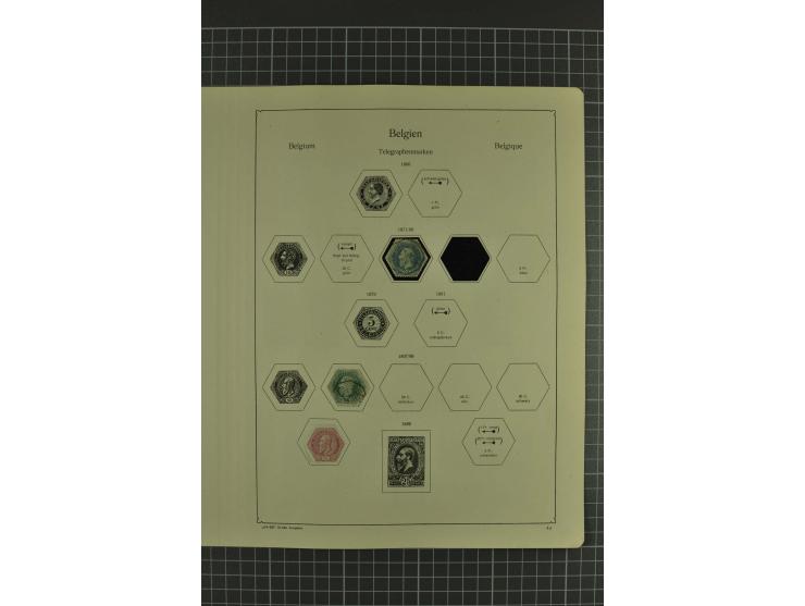 1849/1970, enorm inhaltsreiche Sammlung beginnend mit Mi.-Nr. 1 und 2 mit je über 60 Exemplaren inkl. Paaren und Briefen, des