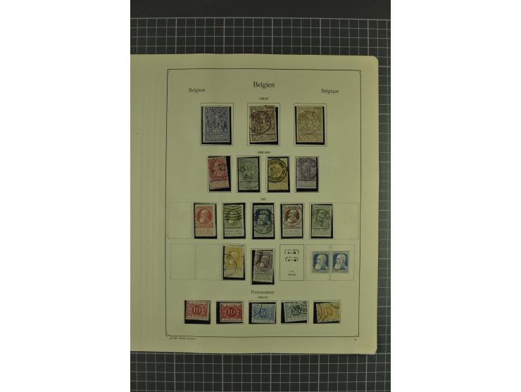 1849/1970, enorm inhaltsreiche Sammlung beginnend mit Mi.-Nr. 1 und 2 mit je über 60 Exemplaren inkl. Paaren und Briefen, des