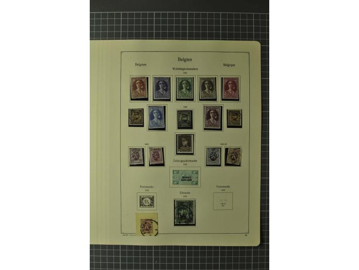 1849/1970, enorm inhaltsreiche Sammlung beginnend mit Mi.-Nr. 1 und 2 mit je über 60 Exemplaren inkl. Paaren und Briefen, des