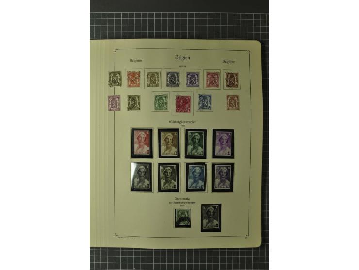 1849/1970, enorm inhaltsreiche Sammlung beginnend mit Mi.-Nr. 1 und 2 mit je über 60 Exemplaren inkl. Paaren und Briefen, des