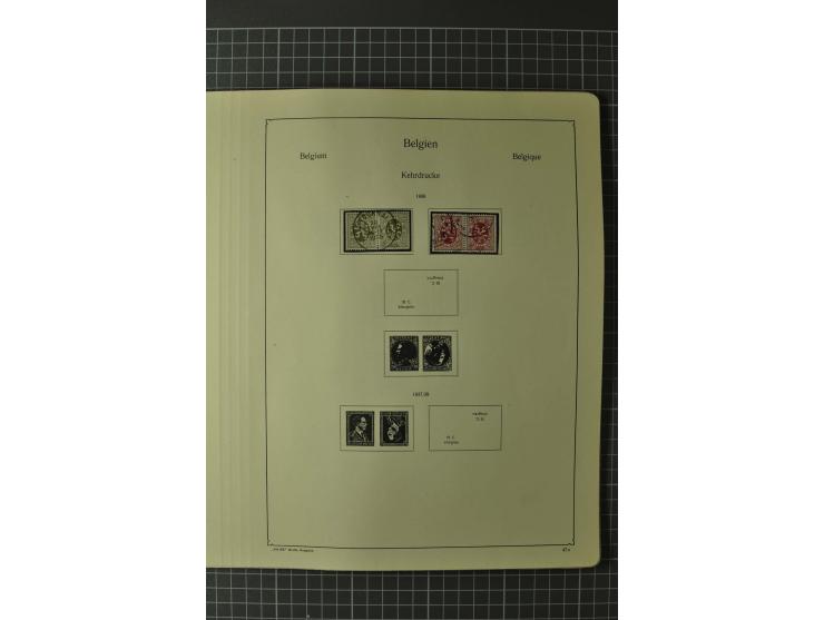 1849/1970, enorm inhaltsreiche Sammlung beginnend mit Mi.-Nr. 1 und 2 mit je über 60 Exemplaren inkl. Paaren und Briefen, des
