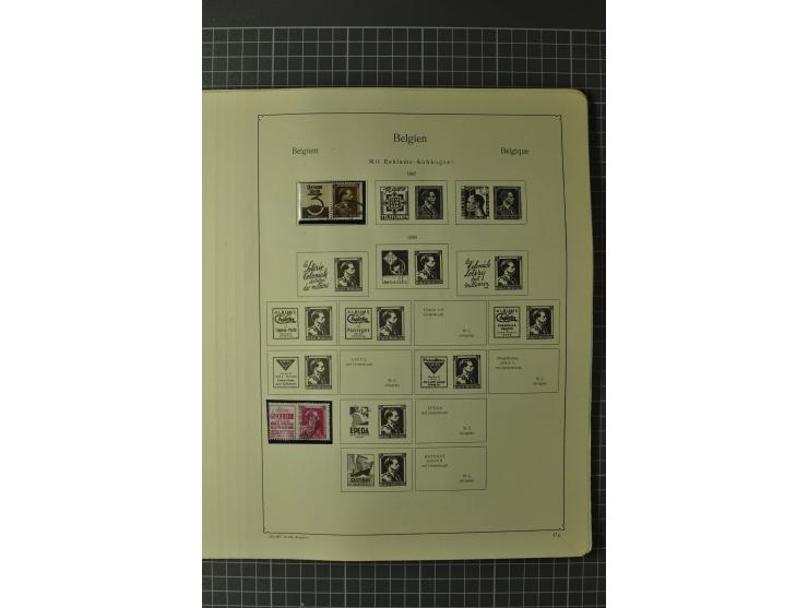 1849/1970, enorm inhaltsreiche Sammlung beginnend mit Mi.-Nr. 1 und 2 mit je über 60 Exemplaren inkl. Paaren und Briefen, des