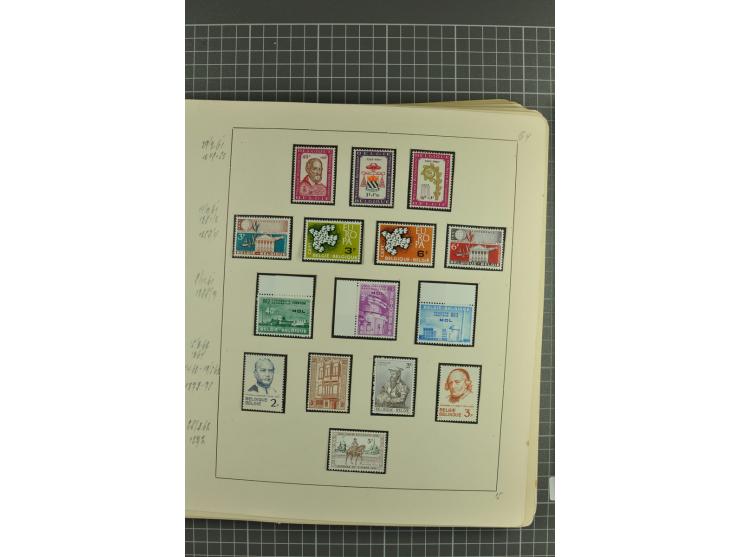 1849/1970, enorm inhaltsreiche Sammlung beginnend mit Mi.-Nr. 1 und 2 mit je über 60 Exemplaren inkl. Paaren und Briefen, des