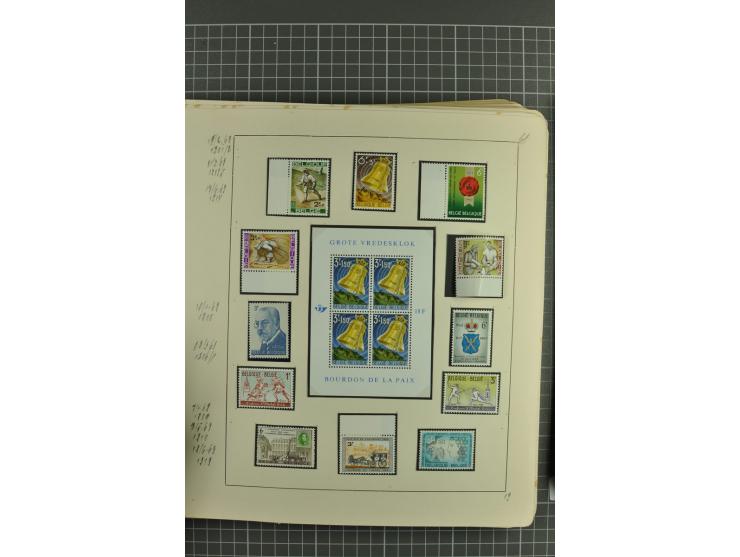 1849/1970, enorm inhaltsreiche Sammlung beginnend mit Mi.-Nr. 1 und 2 mit je über 60 Exemplaren inkl. Paaren und Briefen, des