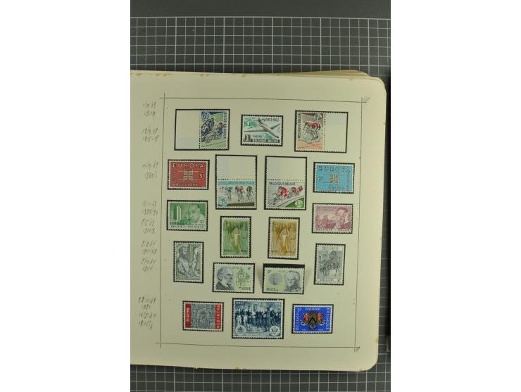 1849/1970, enorm inhaltsreiche Sammlung beginnend mit Mi.-Nr. 1 und 2 mit je über 60 Exemplaren inkl. Paaren und Briefen, des